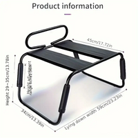Adjustable Folding Dildo Chair For Adults With Removable Headrest
