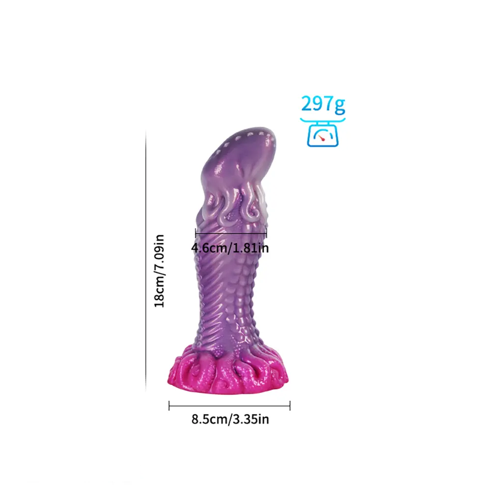 Alien Cock Male & Female Anal Plug Massage Tentacle Fantasy Soft Dildo