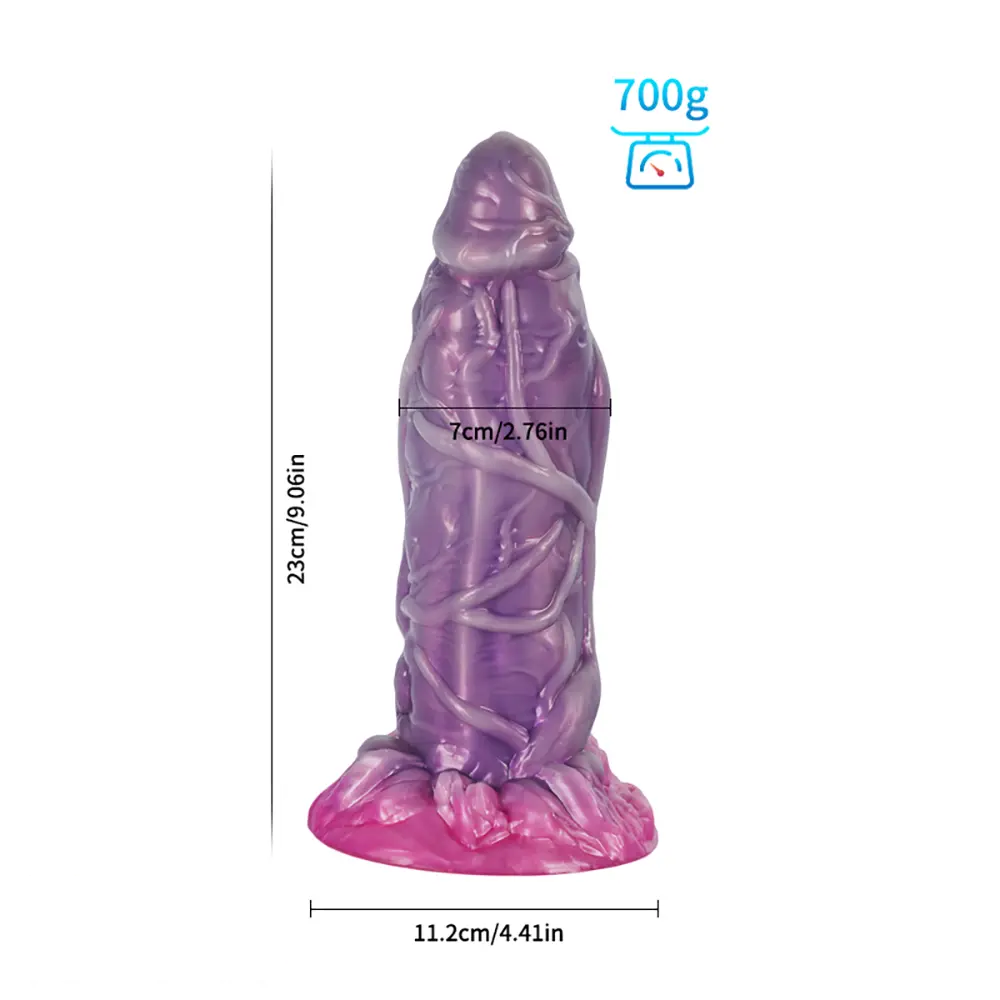 Alien Cock Male & Female Anal Plug Massage Tentacle Fantasy Soft Dildo