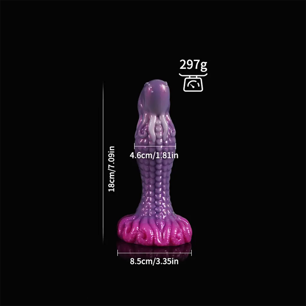 Alien Cock Male & Female Anal Plug Massage Tentacle Fantasy Soft Dildo