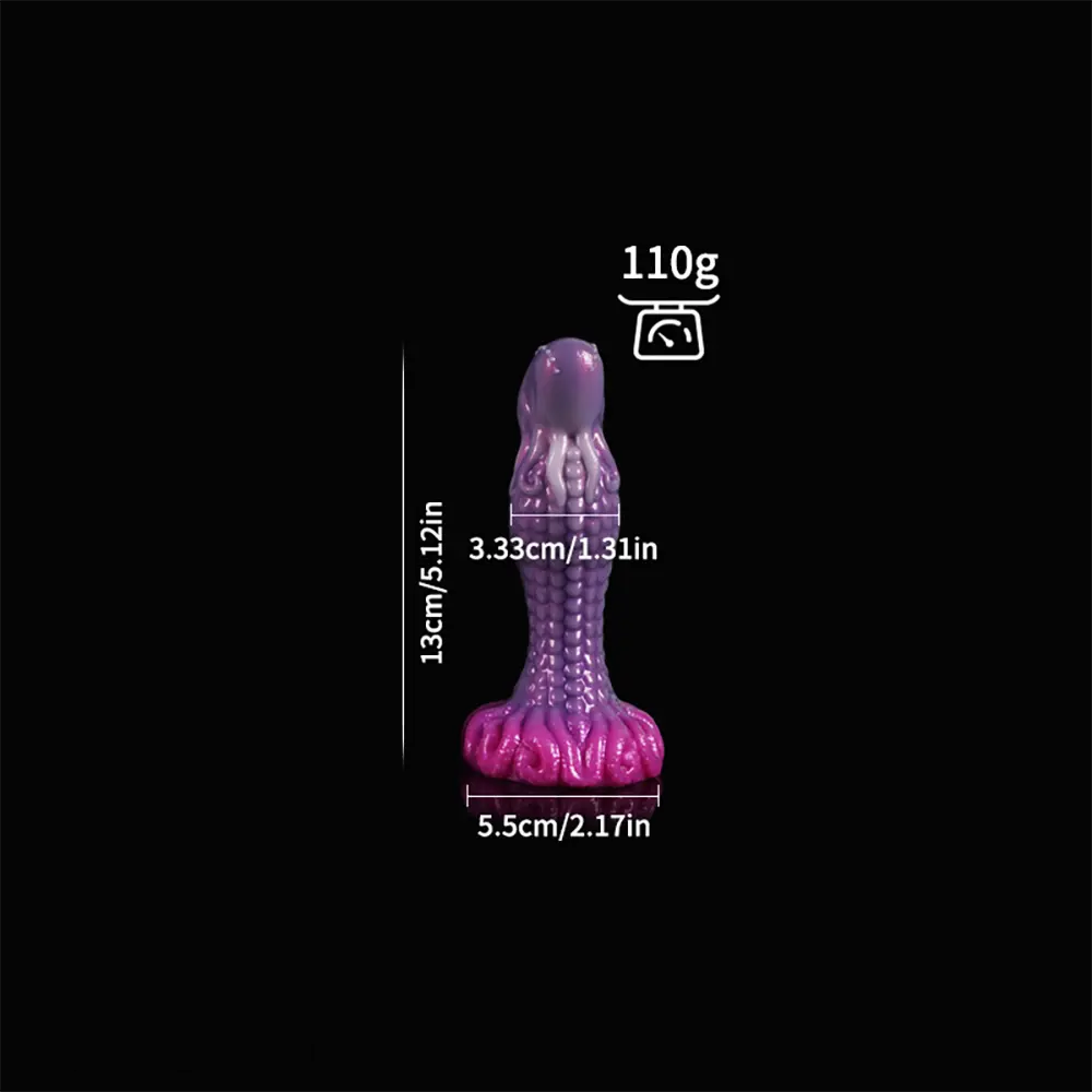Alien Cock Male & Female Anal Plug Massage Tentacle Fantasy Soft Dildo