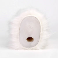 Furry Masturbator Alvplux White Fluffy Fur Dual