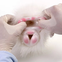 Furry Masturbator Alvplux White Fluffy Fur Dual