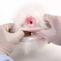 Furry Masturbator Alvplux White Fluffy Fur Dual