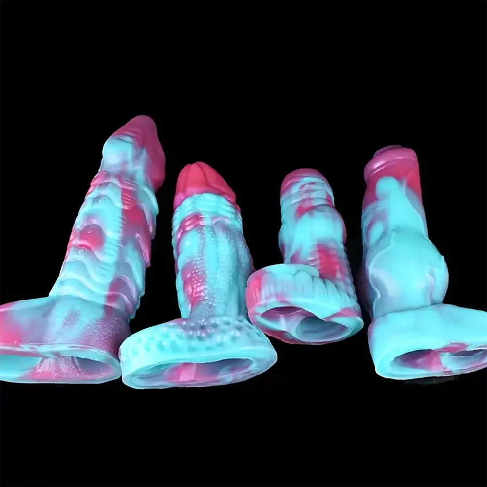 Animal Penis Sleeve Octopus Silicone Soft Hollow Creature Monster Dildo