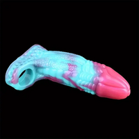 Animal Penis Sleeve Octopus Silicone Soft Hollow Creature Monster Dildo