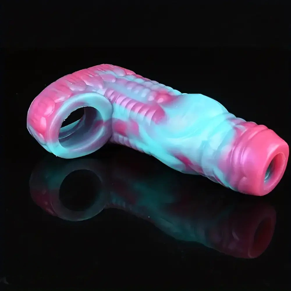 Animal Penis Sleeve Octopus Silicone Soft Hollow Creature Monster Dildo