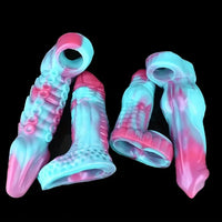 Animal Penis Sleeve Octopus Silicone Soft Hollow Creature Monster Dildo