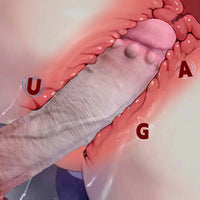 Atlas - 13.58in Dual Density Soft Dildo