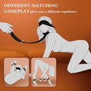 BDSM Kit Neck to Wrist Behind Back Collar Restraints Adjustable Set SM Play