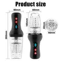 Gawk Gawk 6000 4.0 Version Torch 9 *9 Thrusting Rotating Penis Stroker Male Rose Toy