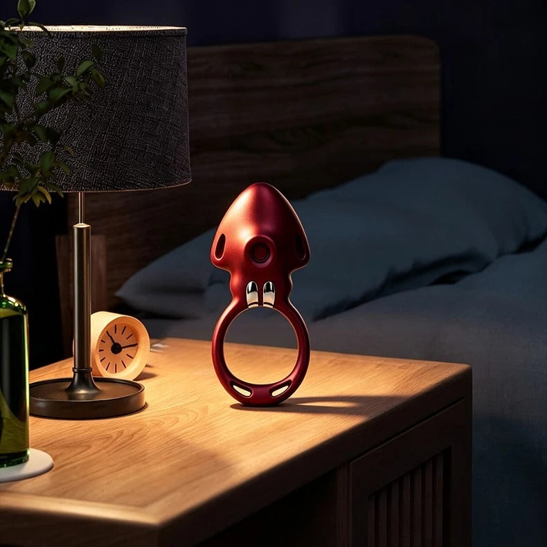 Wearable Electro-Sensation Sucking Vibrator Ring