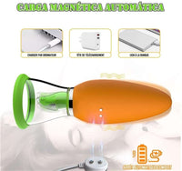 Carrot Vibrator Female Masturbator Heating Sucking Licker