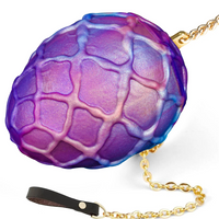 Textured Dragon Egg Silicone Anal Traction Plug