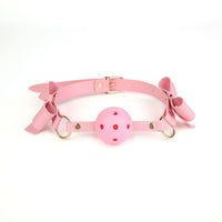 BDSM Bowknot PU Leather Bondage Kits Accessories