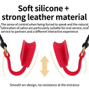 Open Mouth O-Ring Gag with Adjustable Leather Strap