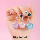 BDSM Heart - Shaped Nipple Clamps Bells