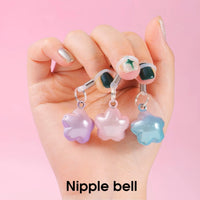 BDSM Heart - Shaped Nipple Clamps Bells