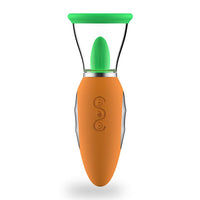Carrot Vibrator Female Masturbator Heating Sucking Licker