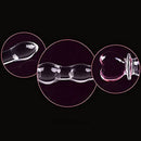 Beautiful Heart Design 8.26 Inch Glass Dildo For Adult