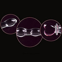 Beautiful Heart Design 8.26 Inch Glass Dildo For Adult
