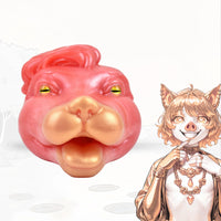 Fox Masturbator Kyurei Kitsune Nine-Tailed Rose Gold