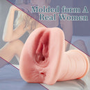 1.6Lb 2-in-1 Realistic Vagina and Ass Pocket Pussy Male Masturbator