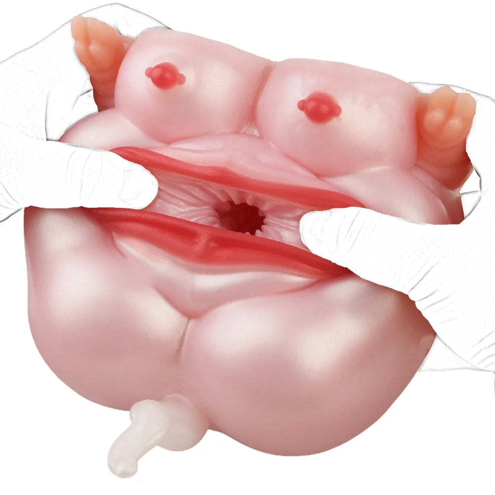 Lola Pink Heart Pig Dual Fantasy Buttocks Masturbator