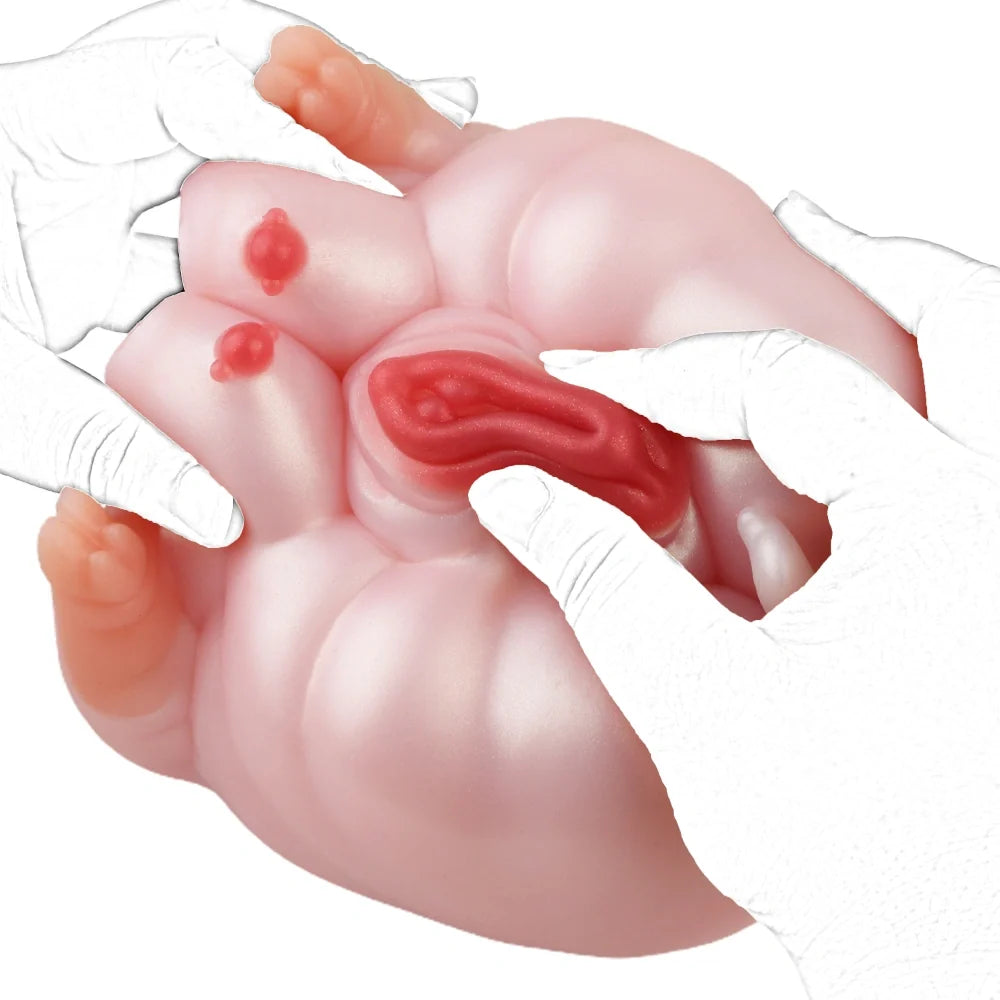 Lola Pink Heart Pig Dual Fantasy Buttocks Masturbator
