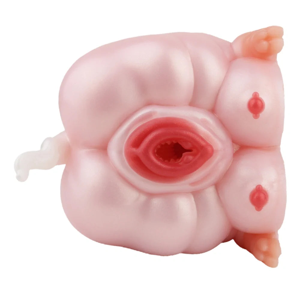 Lola Pink Heart Pig Dual Fantasy Buttocks Masturbator