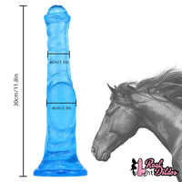 11.8in Big Blue Dildo Long Horse Thick Dildo Sex Toy Without Eggs