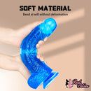11in Premium Big Blue Dildo Thick Penis For Women Orgasm Sex