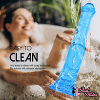 11.8in Big Blue Dildo Long Horse Thick Dildo Sex Toy Without Eggs