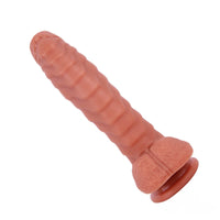 7.08in 9.05in Scale Caterpillar Snake Soft Crazy Dildo Female Sex Toy