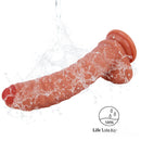 7.08in 9.05in Scale Caterpillar Snake Soft Crazy Dildo Female Sex Toy