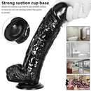 12.6in 9.84in American European Big Black Thick Dildo For Adult