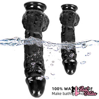 12.6in 9.84in American European Big Black Thick Dildo For Adult