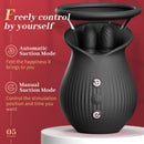 Rose Romeo - 3in1 Rose Sex Toy with 2 Suction Cups Adult Toys Female Clitoral Nipple Vibrators with 10 Licking Sucking Vibrating