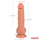 Body Safe Silicone 8.7″ Soft Dildo With Strong Sucker