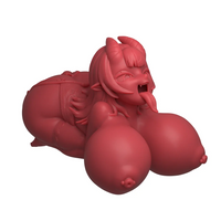 Meru the Succubus Red Skin Hentai Figure Sex Doll