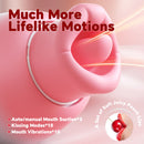 4 IN 1 Rose Sex Toy Adult Toys Licking Vibrater with 10 Mouth Kissing Vibrations