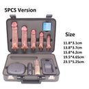 Auto Thrusting Vibration dildo Sex Machine Set With Storage Box