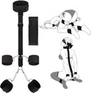 BDSM Kit Neck to Wrist Behind Back Collar Restraints Adjustable Set SM Play