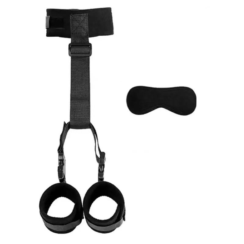 BDSM Neck to Wrist Restraints Backcuffs Bondage Set SM Games Play