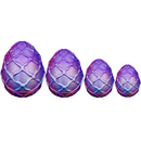 Textured Dragon Egg Silicone Anal Traction Plug