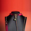 BDSM Temperature-Sensitive Color-Changing Collar With Leash