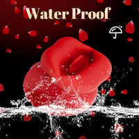 Rose Muncher Mouth Biting Tongue Licker Clitoral Stimulation Vibrator