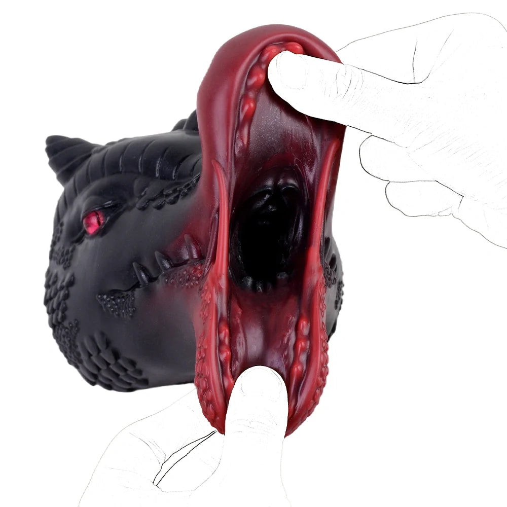 Dragon Masturbator Vornyx Black Blood Red Eye 6cm