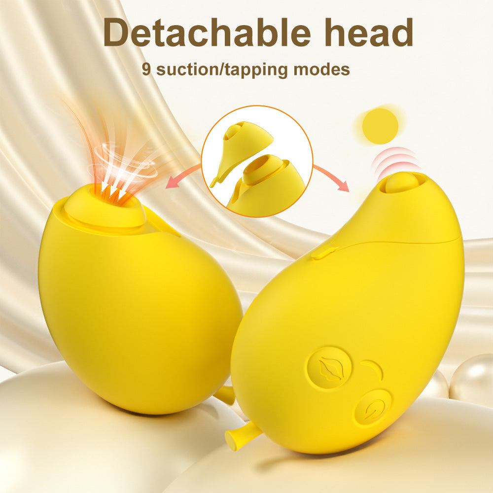 Cute Mango-Shaped Triple Function Sucking Vibrator
