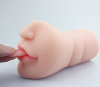 1.49Lb Pocket Pussy Realistic Mouth Blowjob Masturbator Stroker